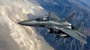 Avion F-15 american prăbuşit în Marea Nordului