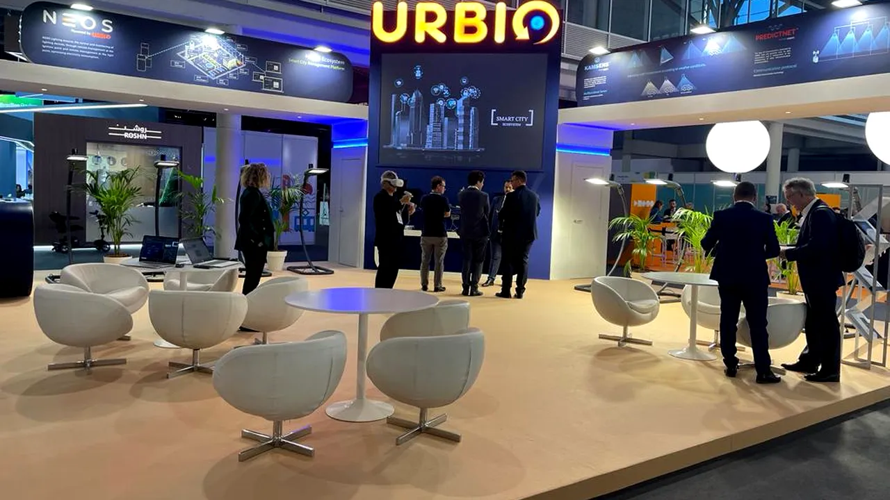 Soluţiile de tip Smart City ale Urbio, liderul pieţei de iluminat public inteligent din România, prezentate la una dintre cele mai mari expoziţii de profil – Smart City Expo World Congress (P)