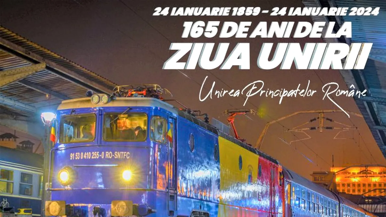 De Ziua Unirii Principatelor Române, „Trenul Unirii” va face legătura între Bucureşti şi Iaşi