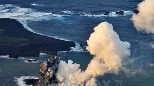 O insuliţă vulcanică a apărut în Pacific, la aproximativ 1.000 de kilometri sud de Tokyo