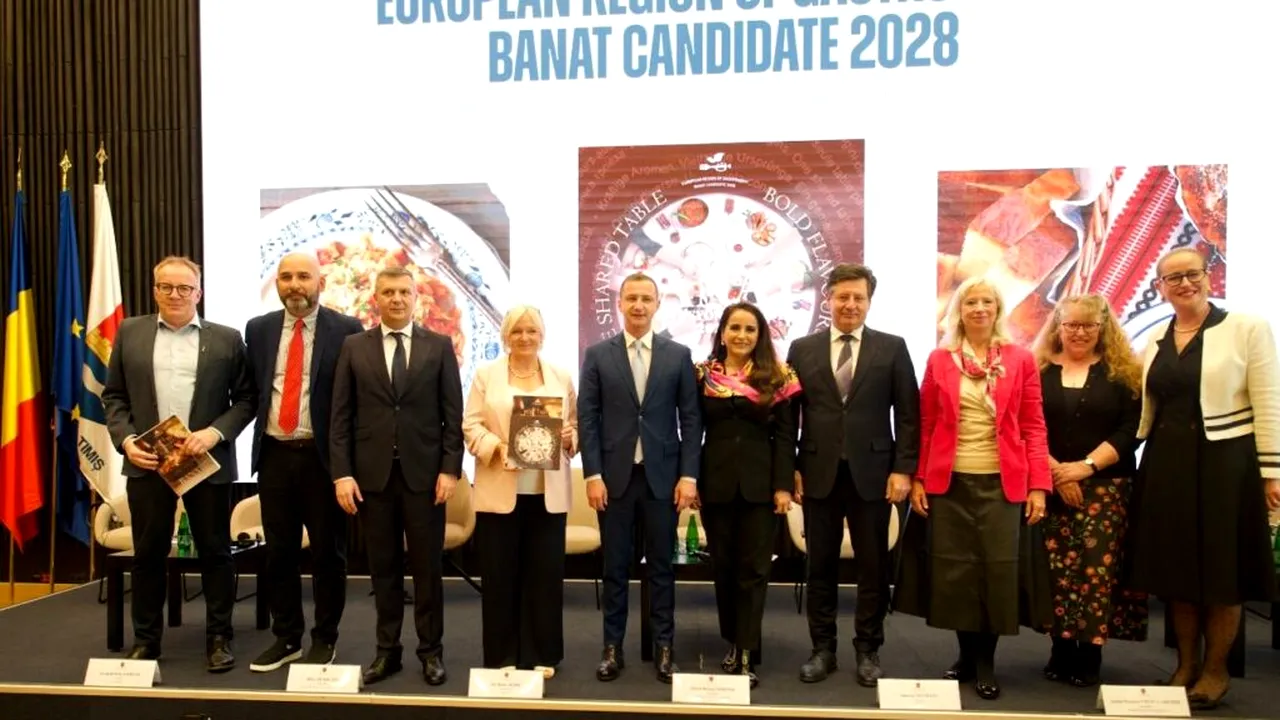 Banatul a câștigat titlul de Regiune Gastronomică Europeană 2028