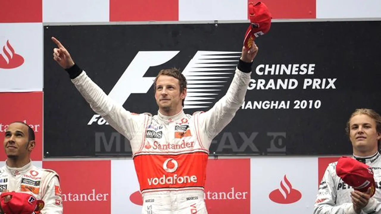 Jenson Button a câştigat la Hungaroring, la Grand Prix-ul 200 din carieră
