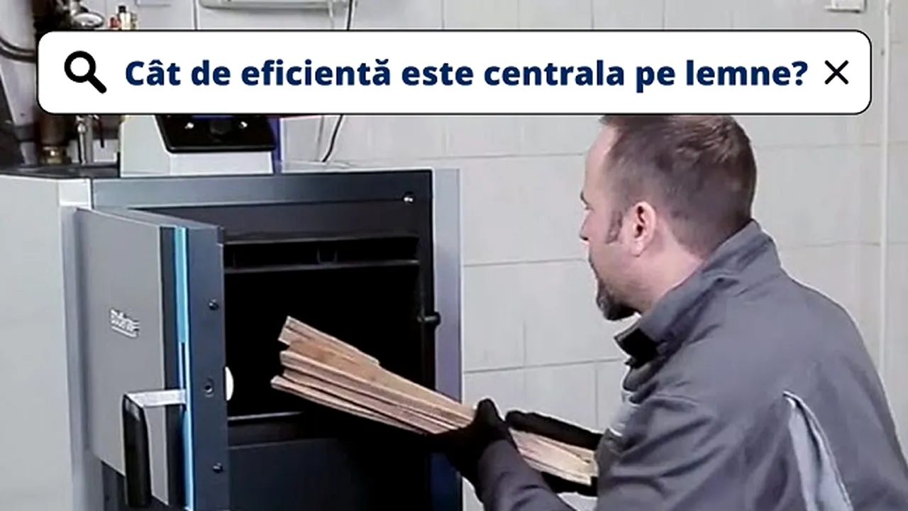 Tipuri de centrale: Cât de eficientă este centrala pe lemne?