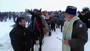 Botezul Cailor de la Slătioara, Olt, tradiţie reînviată de două decenii şi jumătate