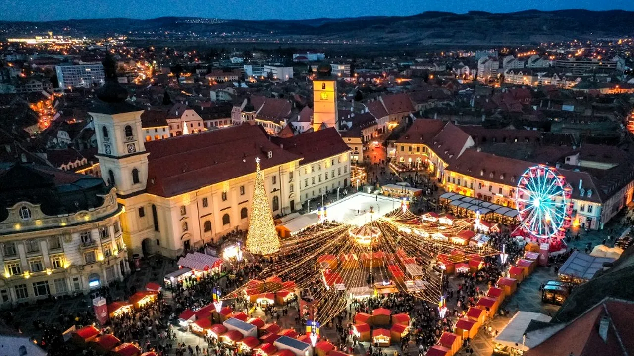 Un centru de vaccinare a fost amenajat lângă Târgul de Crăciun din Sibiu