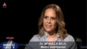 Mihaela Bilic, medic nutriţionist, EXCLUSIV la Marius Tucă Show: ,,În dieta intuitivă trebuie să îţi identifici senzaţiile şi emoţiile pentru a nu le confunda cu foamea!”