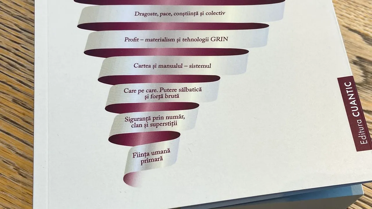 Editura CUANTIC lansează cartea ”Valorile si evoluţia conştiinţei”, de Adriana S. James