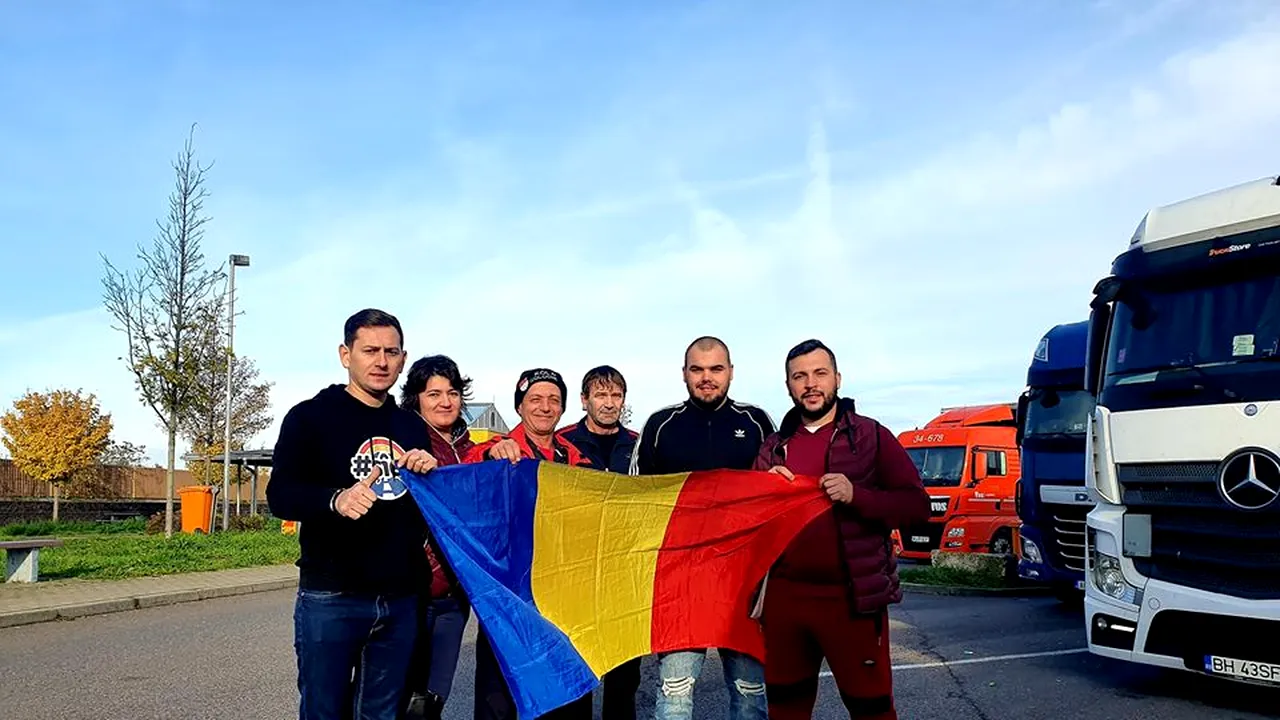 Gestul unui român din Germania pentru şoferii de TIR, cu ocazia alegerilor prezidenţiale: „M-a emoţionat maxim” - FOTO, VIDEO