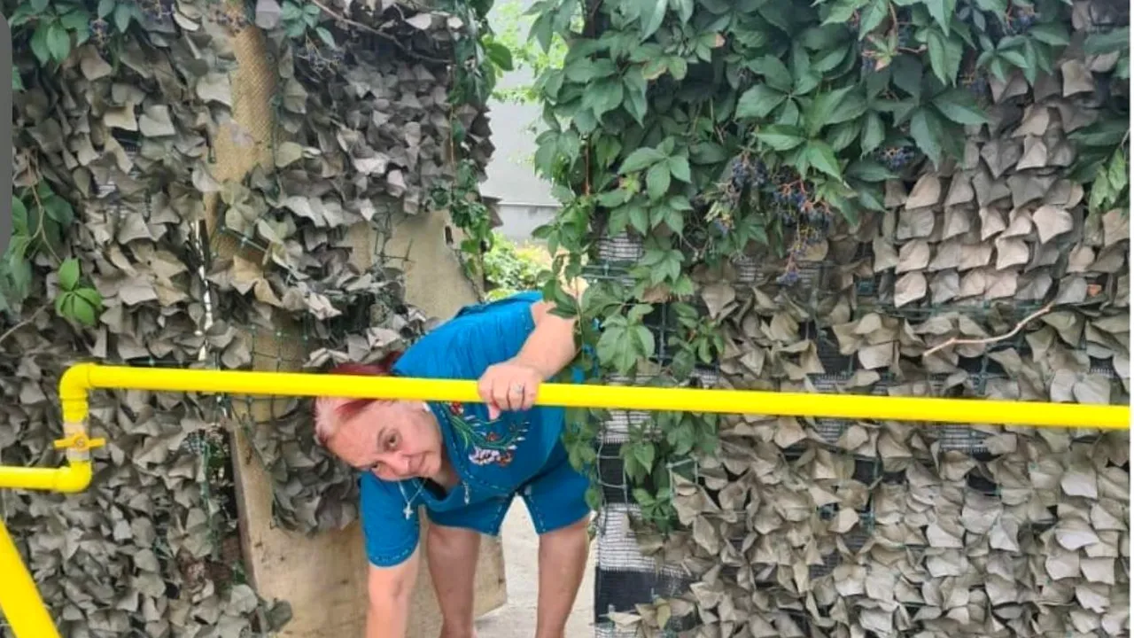 Situaţie de „râsul-plânsul” în Ilfov: ţeavă de gaz montată pe mijlocul porţii de acces în curte