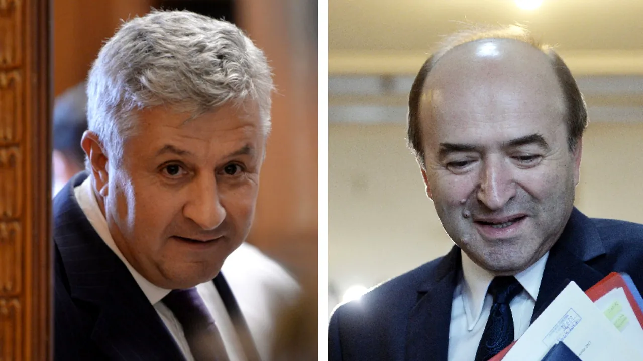 Iordache i-a tăiat microfonul lui Toader, când trebuia să răspundă criticilor aduse de deputatul PSD: „Domnule ministru, vă rog să închideţi, conferinţa de presa afară”