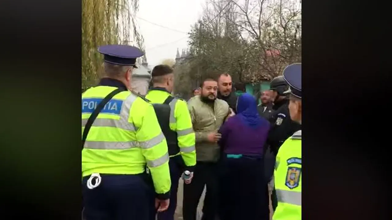 Intervenţie a mascaţilor în Ialomiţa. Trupele speciale au folosit grenade cu gaze şi spray lacrimogen pentru a calma spiritele - VIDEO