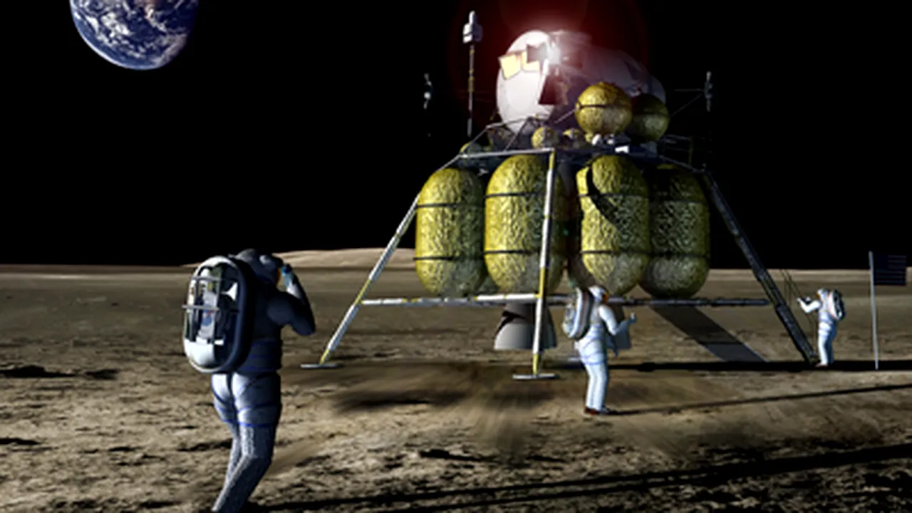 NASA caută apă pe Lună