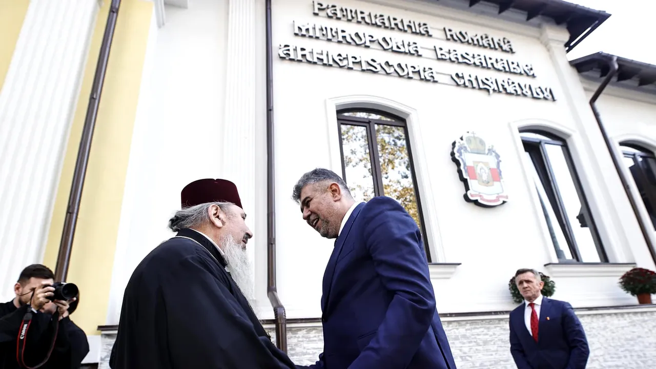 Marcel Ciolacu s-a întâlnit cu Mitropolitul Basarabiei: vom sprijini în continuare Mitropolia