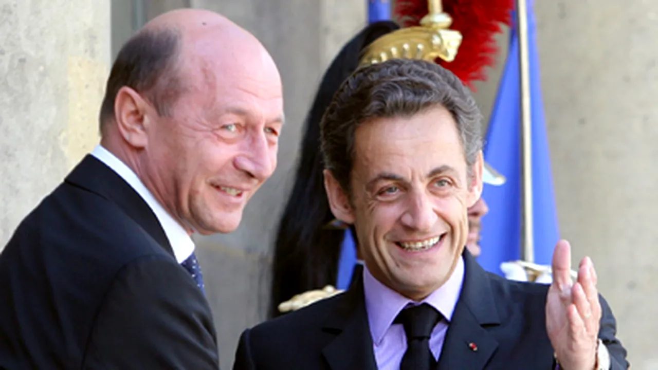 Băsescu și Sarkozy au discutat despre cooperarea în dezvoltarea nucleară - VIDEO