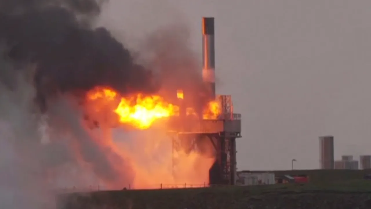 Racheta germană RFA One a picat testul: motorul a explodat, declanşând o flacără gigantică