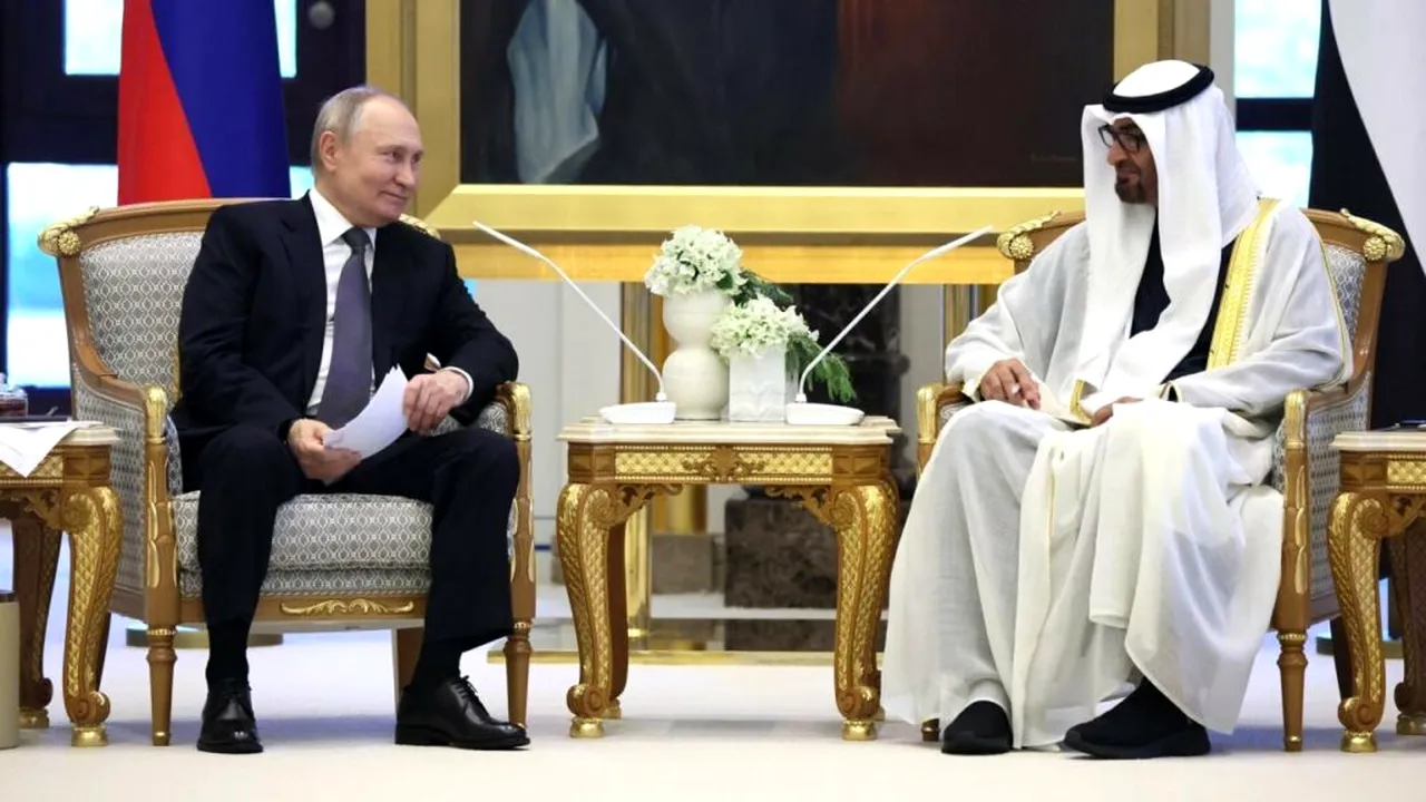 Preşedinţii Rusiei şi Emiratelor Arabe Unite au discutat despre armistițiul Rusiei cu Ucraina