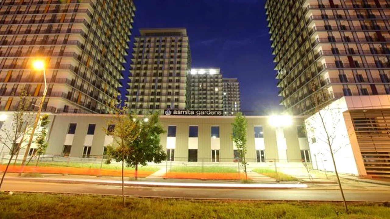 Asmita Gardens este integral funcţional. Cea mai mare investiţie rezidenţială din România, inaugurată după doi ani de la finalizarea construcţiei