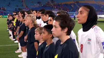 SPORT Naționala feminină a Iranului a refuzat să cânte imnul înaintea meciului din Cupa Asiei