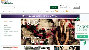 Magazinul online elefant.ro a introdus în ofertă produse de îmbrăcăminte şi încălţăminte