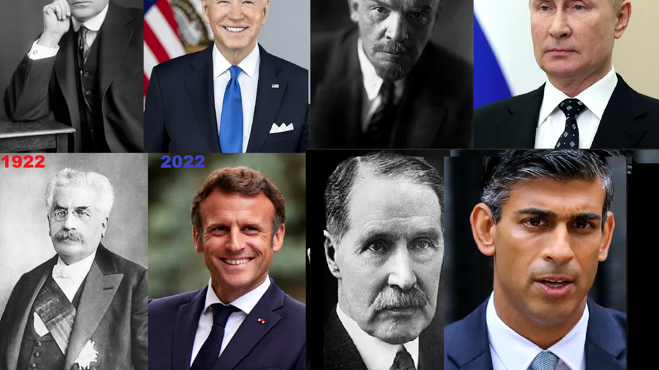Cine erau liderii lumii acum 100 ani? 1922 vs 2022 