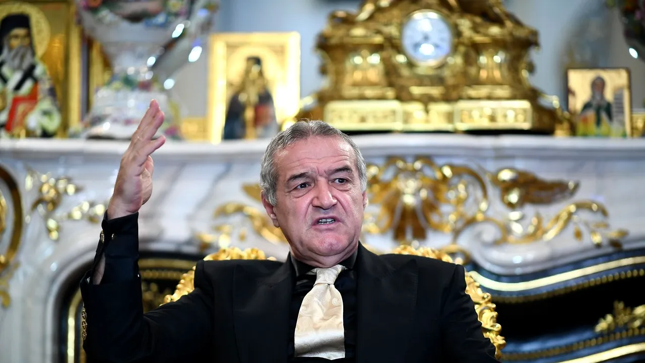 Maşina lui George Becali, implicată într-un accident