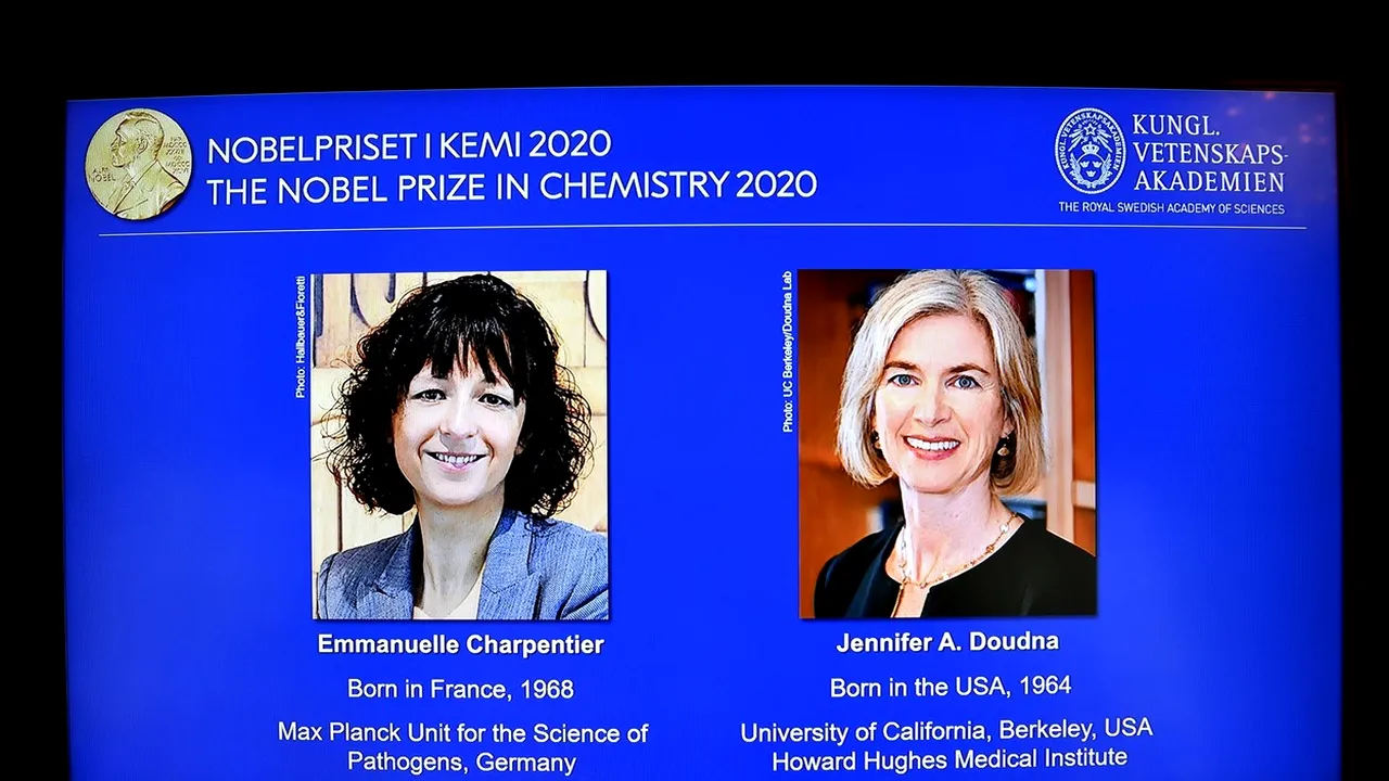 Premiul Nobel 2020 pentru chimie a fost câştigat de Emmanuelle Charpentier şi Jennifer Doudna pentru ”o descoperire revoluţionară”