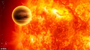 Cea mai fierbinte planetă are jumătate din temperatura Soarelui