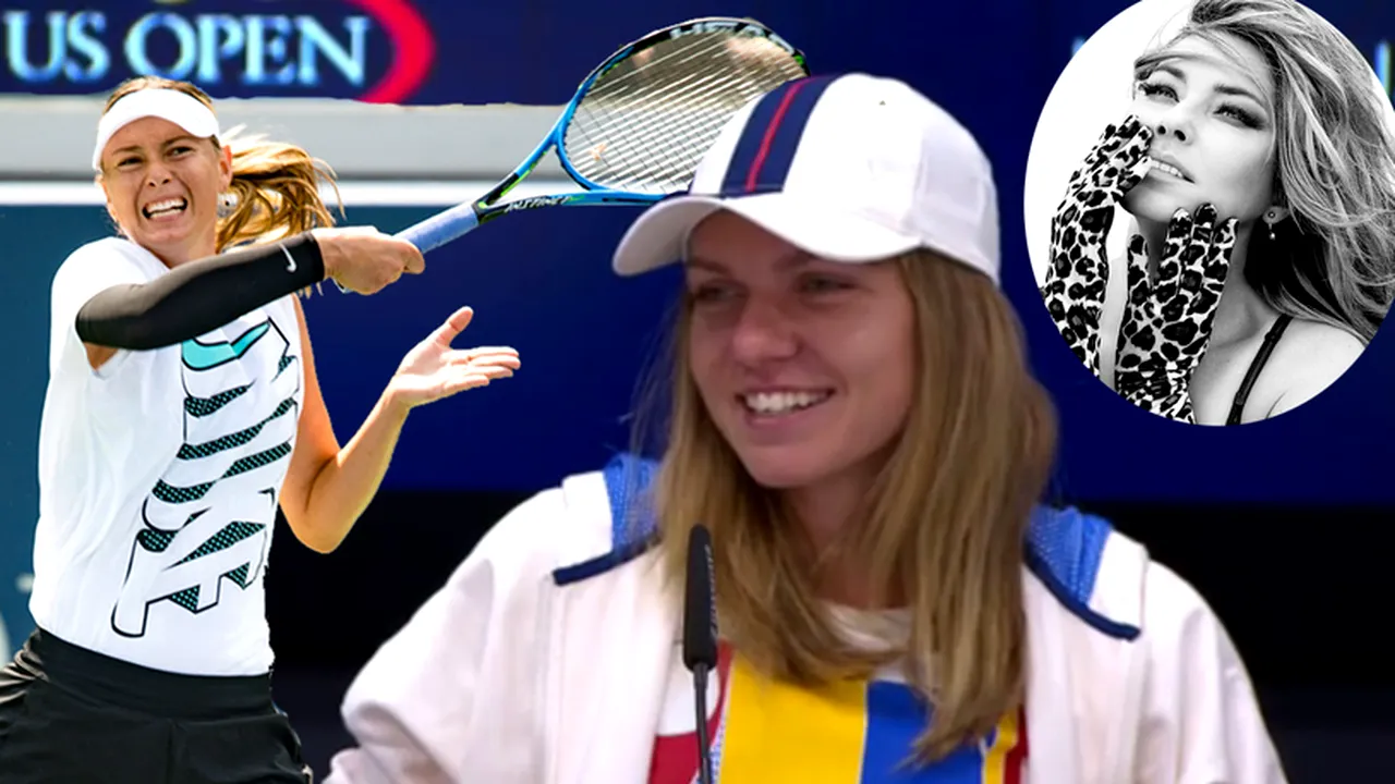 US Open 2017: Simona Halep o va întâlni din nou pe Maria Şarapova. Care a fost reacţia Simonei şi când va vea loc marele meci