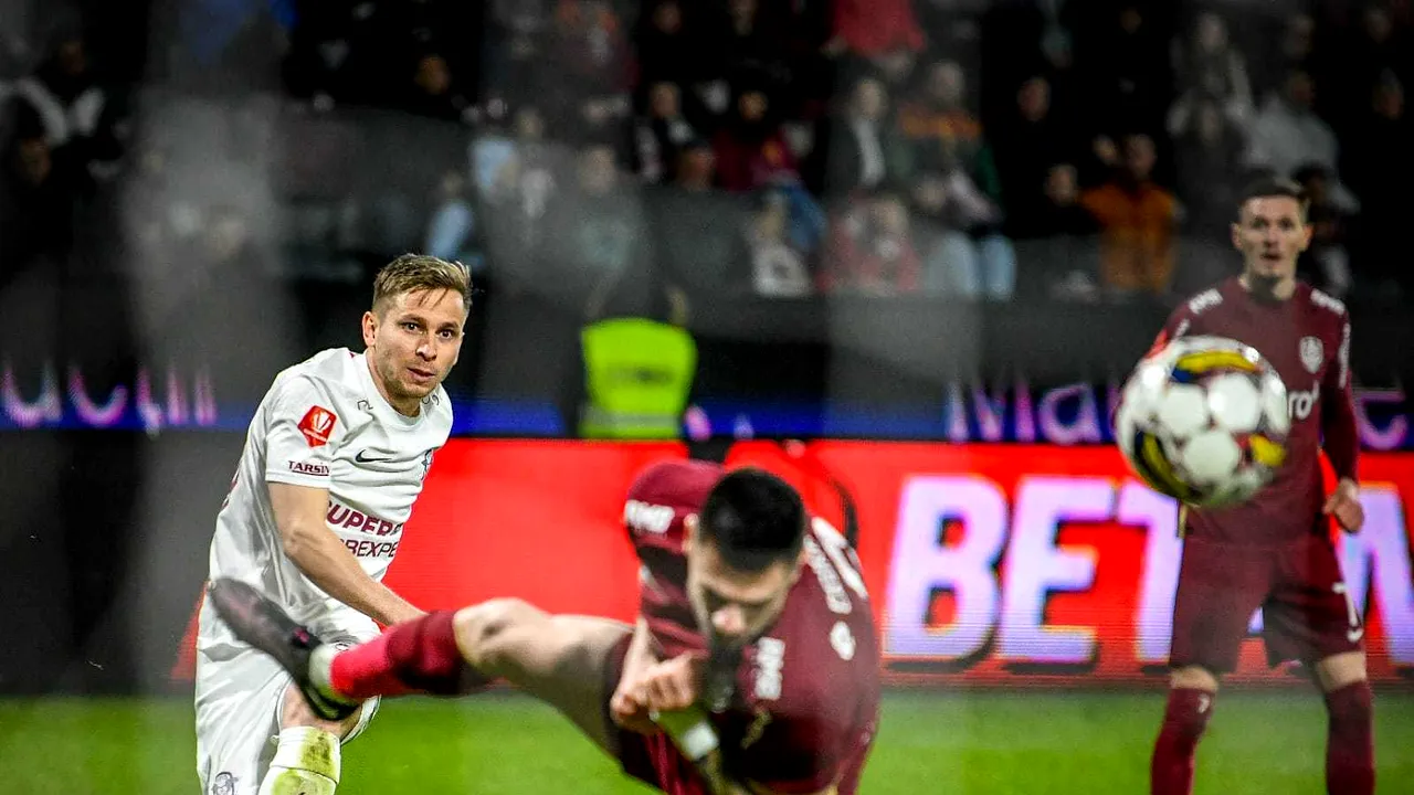 CFR şi Rapid, cu mers de TGV: Remiză cu spectacol în derby-ul feroviar din play-off-ul Superligii