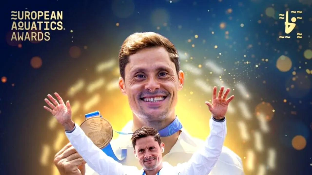 Constantin Popovici, desemnat cel mai bun sportiv din 2025 la sărituri în apă de la mare înălțime din Europa