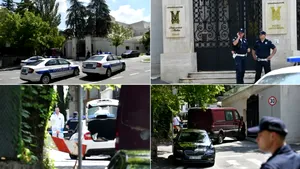 Atac terorist asupra ambasadei Israelului la Belgrad. Agresorul a fost ucis, un poliţist rănit

