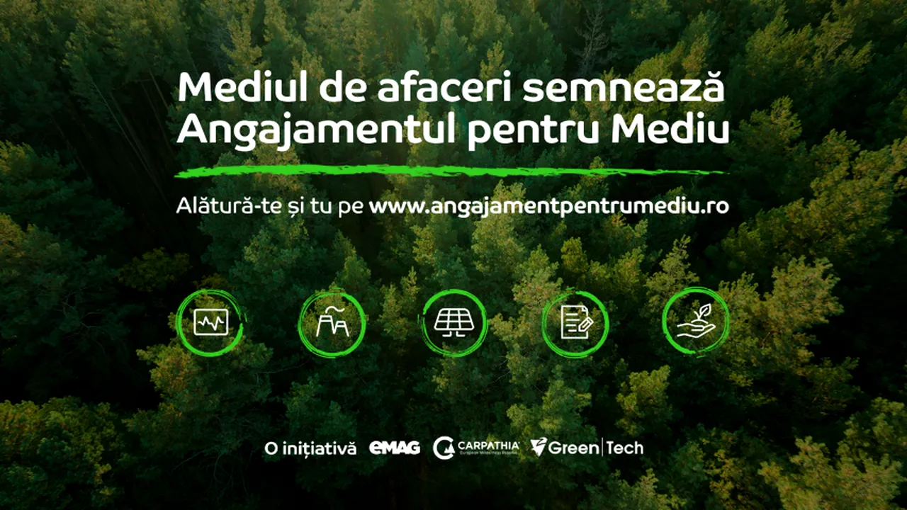 50 de companii şi ONG-uri au semnat Angajamentul pentru Mediu, primul demers al comunităţii de afaceri din România 