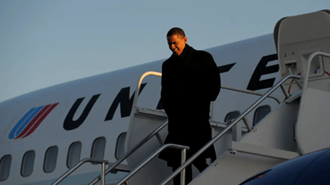 Un suspect de gripă porcină în delegaţia care l-a însoţit pe Obama în Mexic