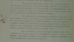 Document al Securității din 1968, publicat de CNSAS: Cum a trăit o delegație militară română momentul invaziei Cehoslovaciei