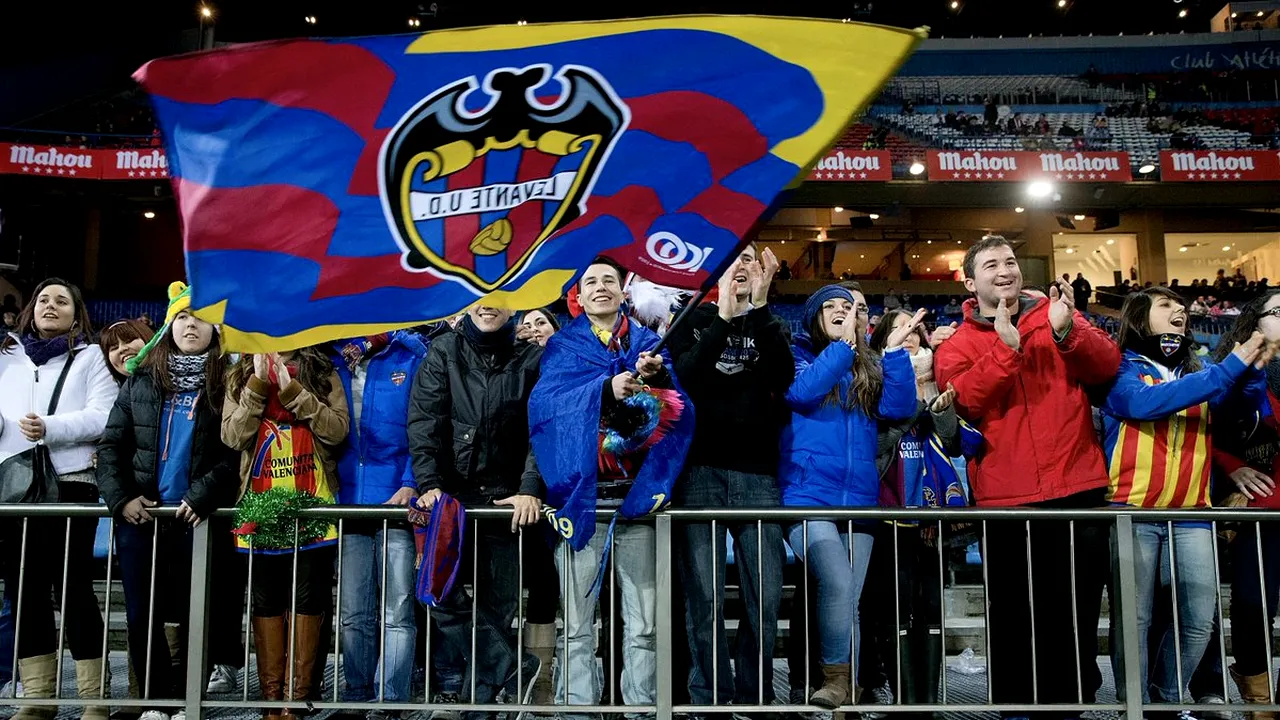 12.500 de fani vor primi abonamente gratuite la meciurile echipei Levante în prima ligă din Spania