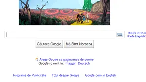 Google.ro şi-a modificat logoul pentru a marca a 71-a aniversare a filmului 