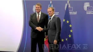 Iohannis se întâlneşte luni cu preşedintele Consiliului European, Donald Tusk