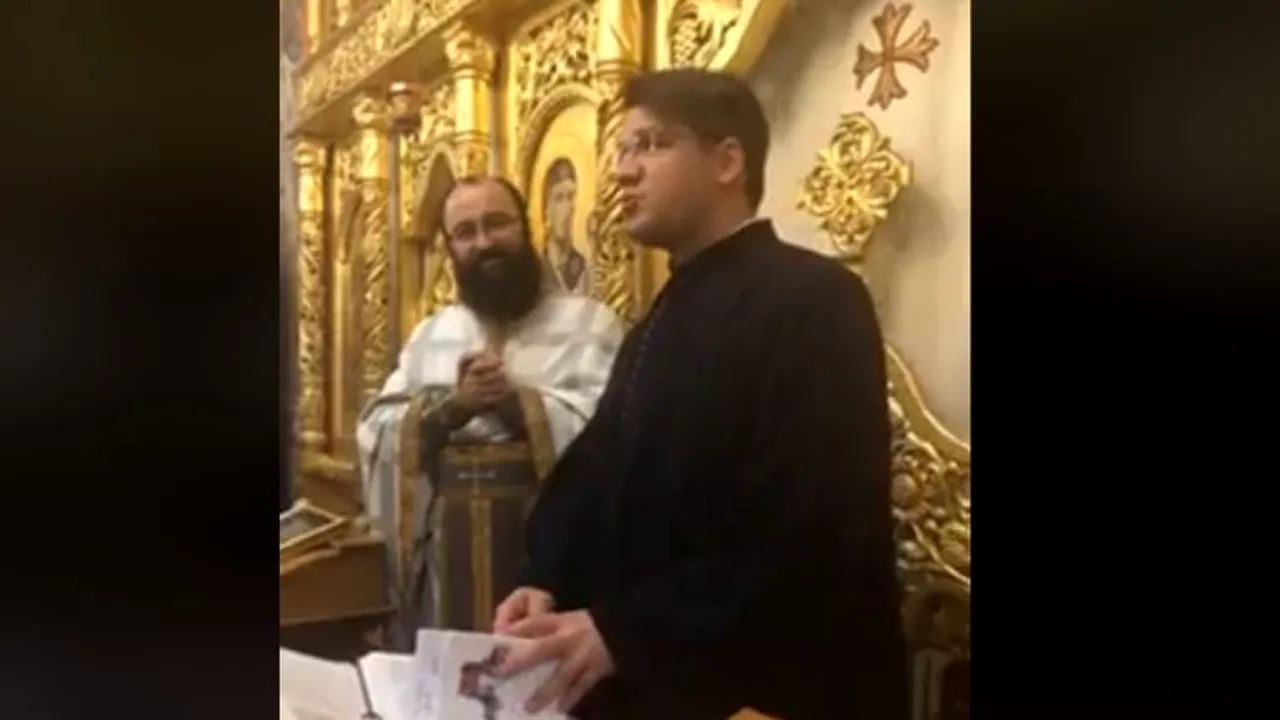 Mihail Neamţu îi îndeamnă pe cetăţeni, din biserică şi îmbrăcat în straie de cântăreţ la strană, să meargă să voteze la Referendum: Vin din viitor şi viitorul nu arată foarte bine | VIDEO
