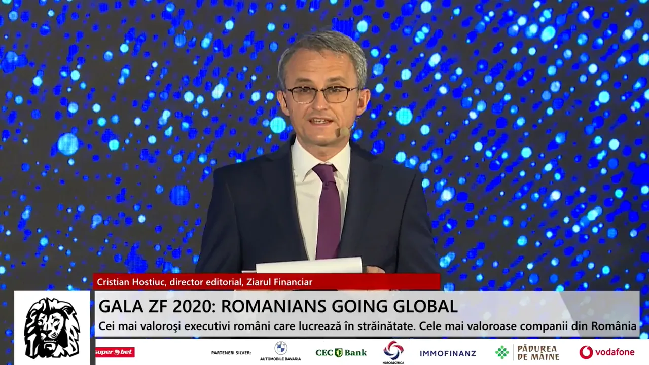 Gala ZF 2020, 19 noiembrie. Romanians going global. Cei mai valoroşi executivi români care lucrează în străinătate