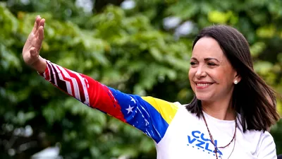 EXTERNE María Machado, lidera opoziției s-a întors în Venezuela după luni de exil