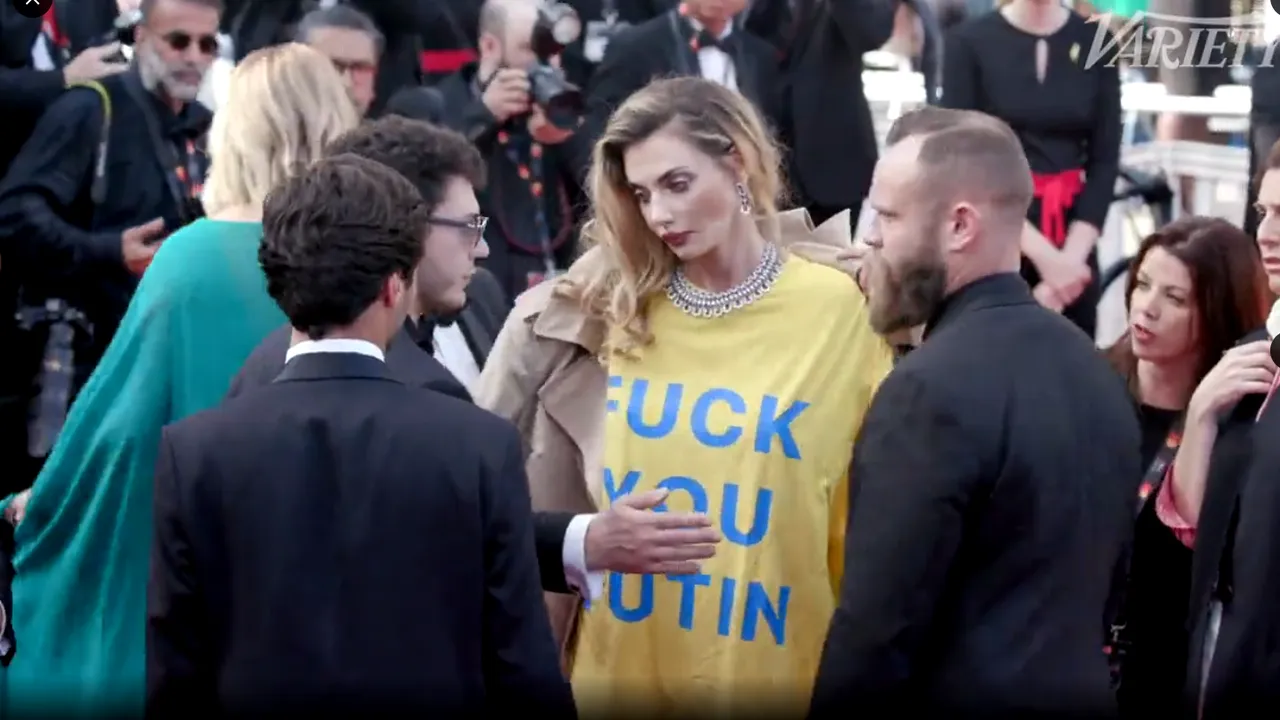 Vladimir Putin, înjurat în văzul lumii de o frumuseţe a Ucrainei