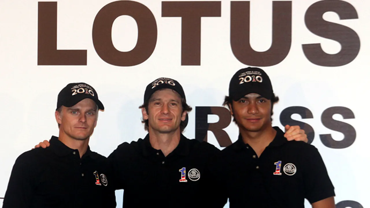 Jarno Trulli şi Heikki Kovalainen, piloţii echipei de Formula 1 Lotus pentru sezonul viitor