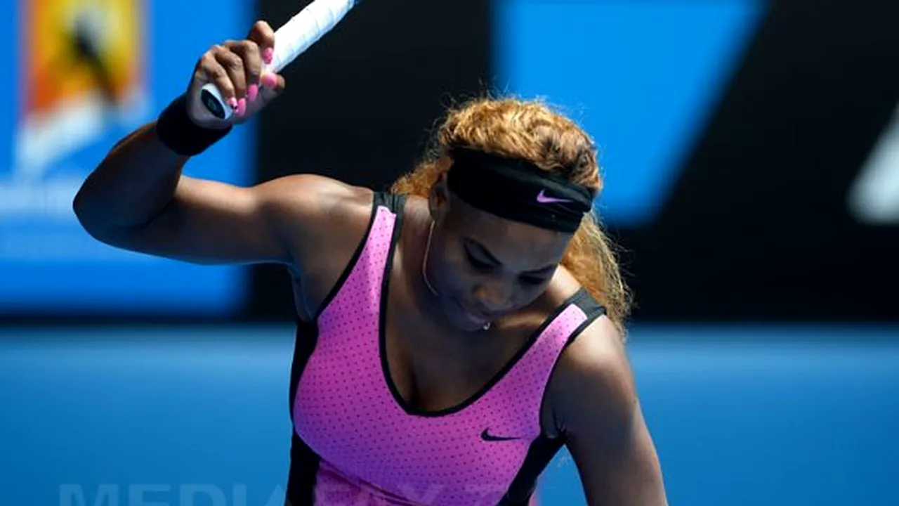Surpriză la Australian Open: Numărul 1 mondial, Serena Williams, eliminată de Ana Ivanovici în optimi