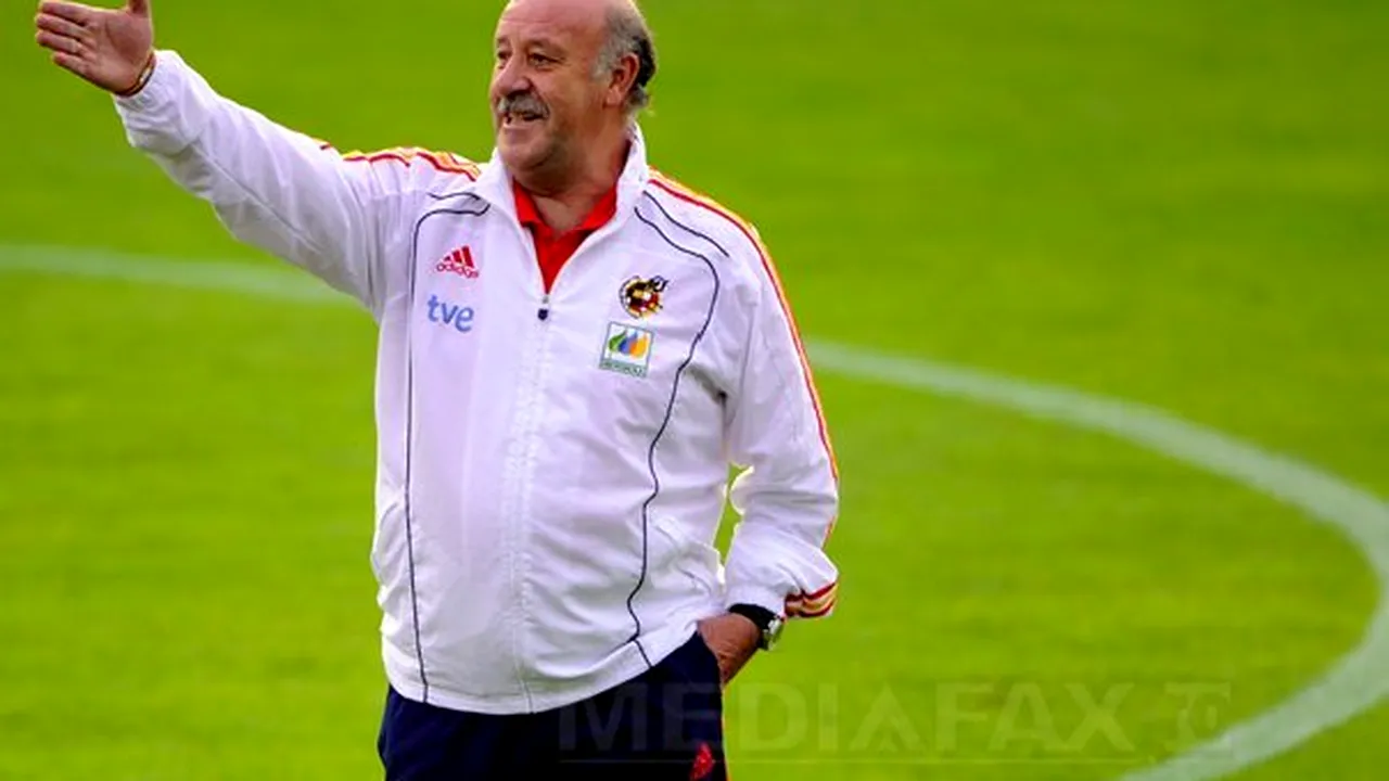 Vicente del Bosque: Trăim o eră grandioasă pentru fotbalul spaniol!