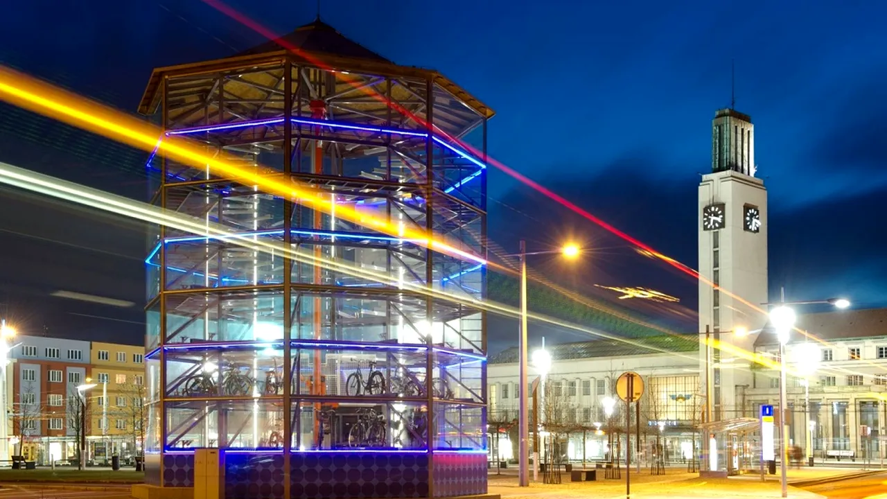 Bike Tower, parcări pentru biciclete - Soluţia smart&green de la KADRA, pentru oraşul secolului 21