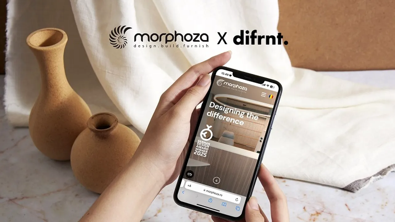 Difrnt. transformă prezenţa online a Morphoza printr-un nou website inovator