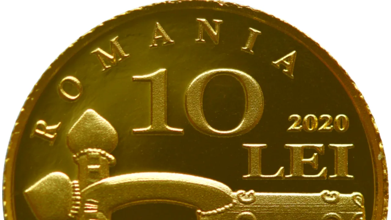 BNR lansează în circuitul numismatic o nouă monedă, cu tema „Istoria aurului”