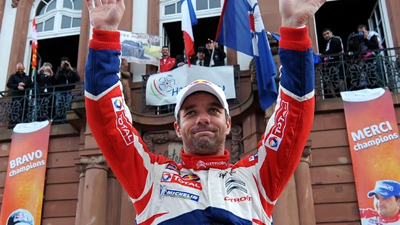 Sebastien Loeb a devenit campion mondial pentru a noua oară