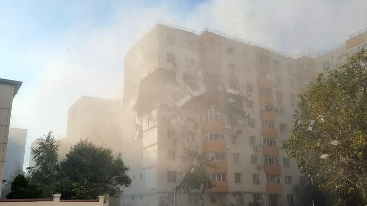 Explozia de pe Calea Rahovei: Un bloc din apropiere a fost afectat de unda de șoc
