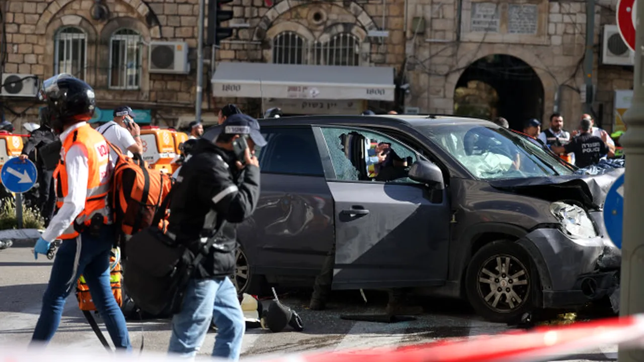 Atac cu vehicul în Ierusalim. Mai multe persoane au fost rănite